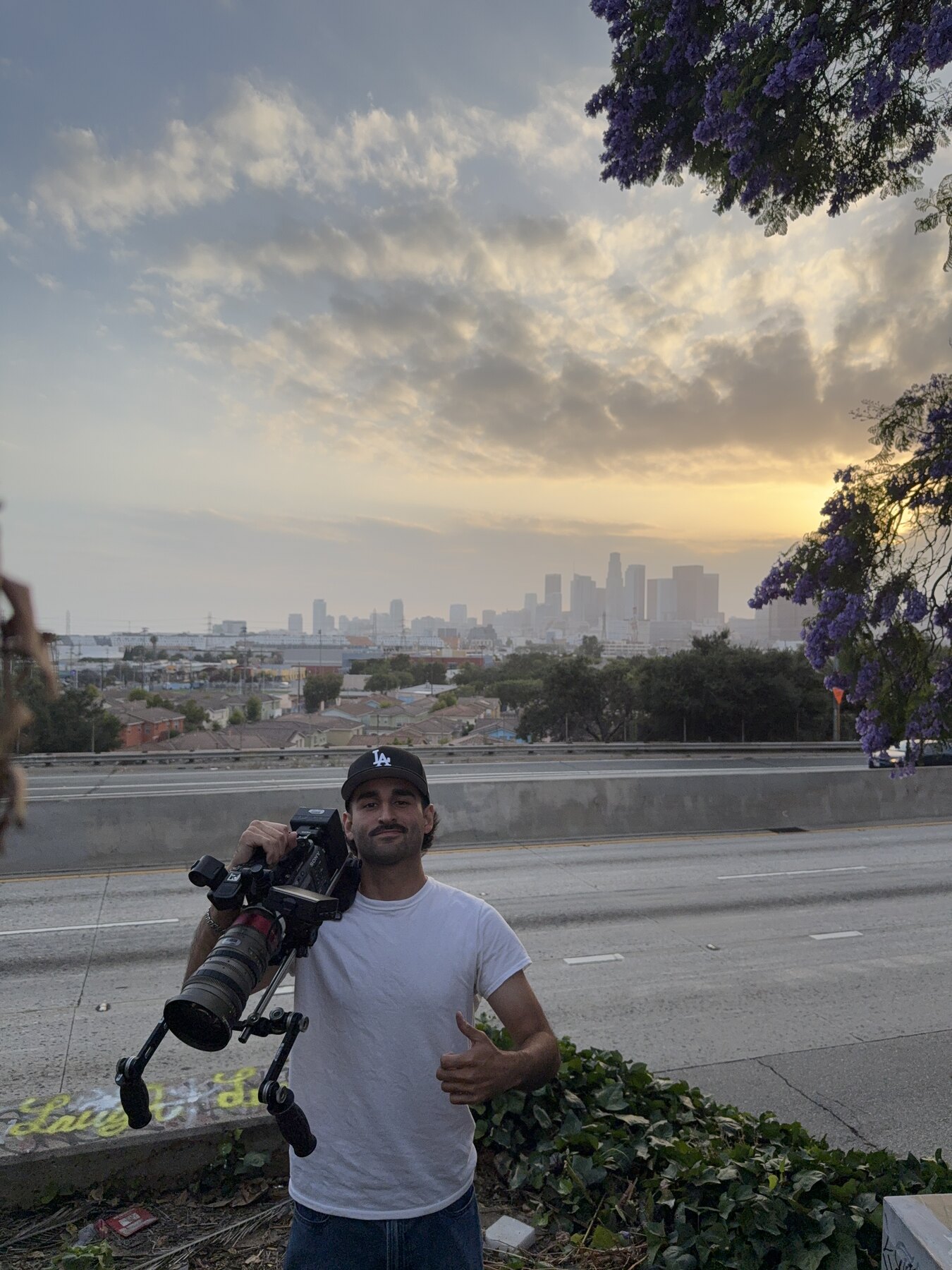 Ryan Huizar on location